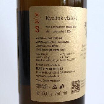 Rizling vlašský 2024 SIGNATURE